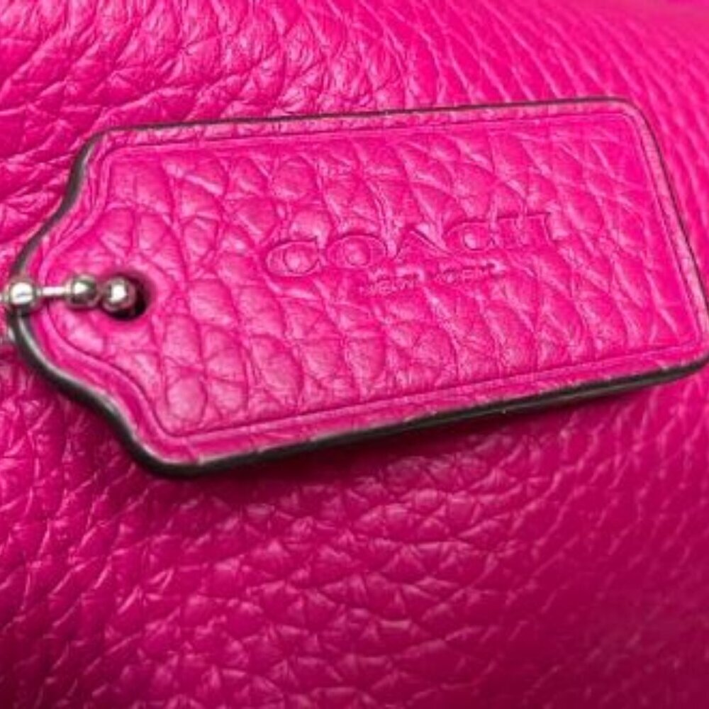 Coach Amelia Backpack Fuchsia Convertible Crossbody with COA NWT - Picture 11 of 16